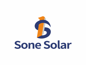 林思源的sone solar太陽能LED燈商標設計logo設計