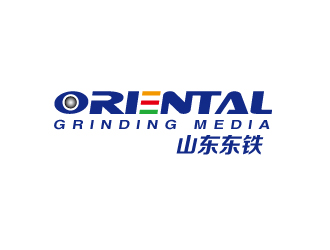 張俊的山東東鐵  ORIENTAL GRINDING MEDIAlogo設(shè)計(jì)