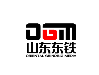 秦曉東的山東東鐵  ORIENTAL GRINDING MEDIAlogo設(shè)計