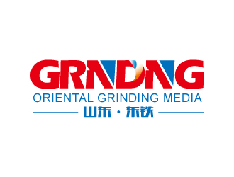 張祥琴的山東東鐵  ORIENTAL GRINDING MEDIAlogo設(shè)計(jì)