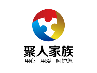 張俊的聚人家族logo設(shè)計