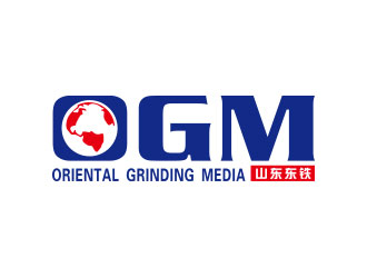 向正軍的山東東鐵  ORIENTAL GRINDING MEDIAlogo設(shè)計