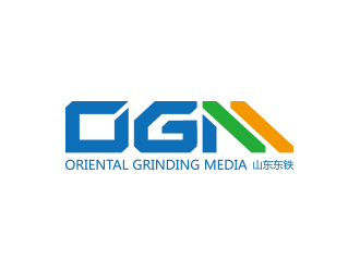 孫金澤的山東東鐵  ORIENTAL GRINDING MEDIAlogo設(shè)計(jì)