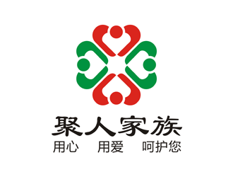 譚家強的聚人家族logo設(shè)計