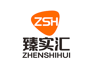 秦曉東的臻實匯logo設(shè)計