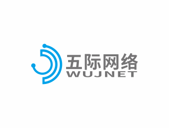 湯儒娟的五際網絡（wujnet）logo設計