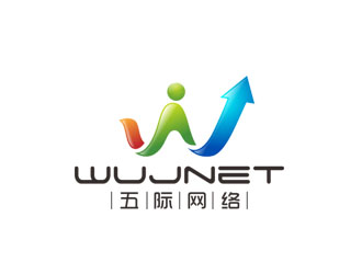 郭慶忠的五際網(wǎng)絡(luò)（wujnet）logo設(shè)計