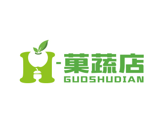 黃安悅的H菓蔬店logo設計