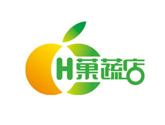 趙鵬的H菓蔬店logo設(shè)計(jì)