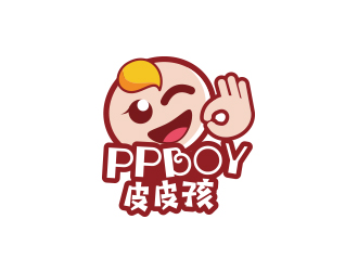 黃安悅的皮皮孩 ppb0y童鞋童裝商標設(shè)計logo設(shè)計