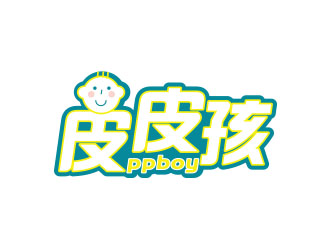 朱紅娟的皮皮孩 ppb0y童鞋童裝商標設(shè)計logo設(shè)計