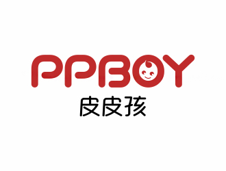 鐘華的皮皮孩 ppb0y童鞋童裝商標設(shè)計logo設(shè)計