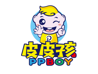 向正軍的皮皮孩 ppb0y童鞋童裝商標設(shè)計logo設(shè)計