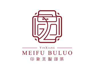 黃安悅的印象美服部落logo設(shè)計(jì)