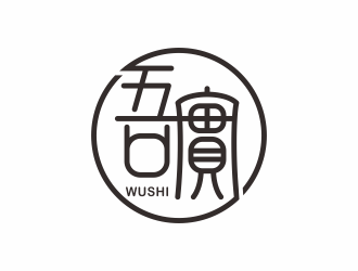 何嘉健的吾實食品小吃logologo設(shè)計