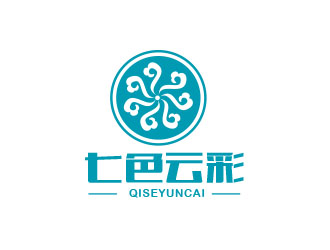 朱紅娟的七色云彩logo設(shè)計