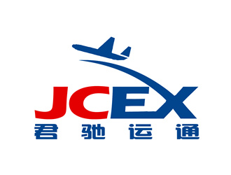 朱兵的君馳運通（英文：JCEX）logo設(shè)計