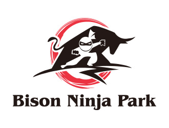 向正軍的Bison Ninja Parklogo設(shè)計(jì)