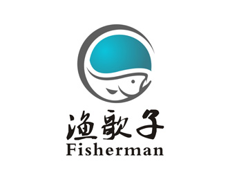 李正東的漁歌子 Fisherman釣魚漁具商標logo設計