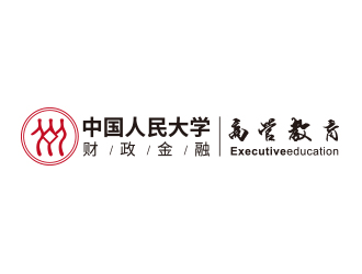 黃安悅的中國人民大學財政金融高管教育logo設(shè)計