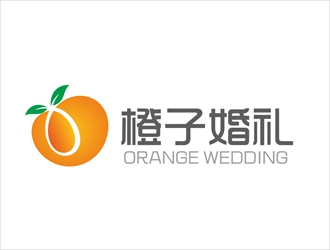 唐國強的橙子婚禮logo設(shè)計