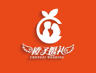 連杰的橙子婚禮logo設(shè)計(jì)