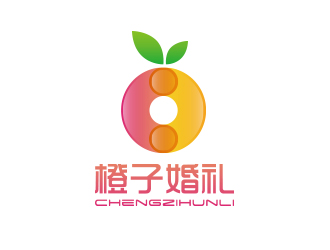 孫金澤的橙子婚禮logo設(shè)計