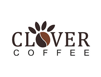 盛銘的clover coffeelogo設(shè)計(jì)