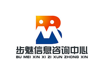 盛銘的上海步魅信息咨詢(xún)中心logo設(shè)計(jì)