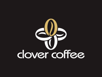 何嘉健的clover coffeelogo設(shè)計