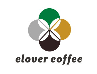 李杰的clover coffeelogo設(shè)計