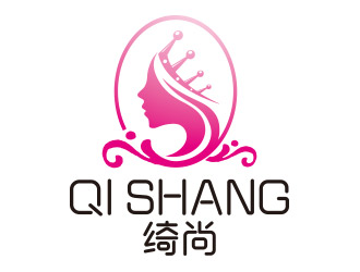 向正軍的綺尚 英文Qi Shang 化妝品品牌logologo設(shè)計(jì)