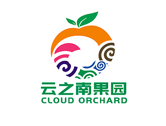 盛銘的云之南果園CLOUD ORCHARDlogo設計