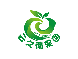 安冬的云之南果園CLOUD ORCHARDlogo設(shè)計