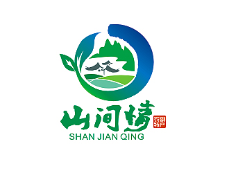 盛銘的山間情  農(nóng)副特產(chǎn)logo設(shè)計(jì)