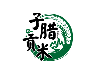 張俊的子臘貢米logo設計