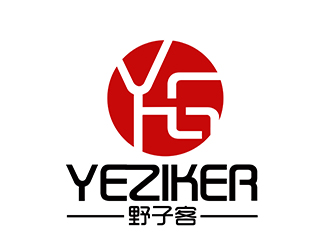 潘樂的野子客 拼音yeziker零售商標(biāo)設(shè)計logo設(shè)計