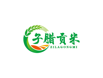 王濤的子臘貢米logo設計