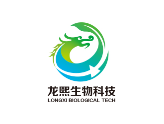 黃安悅的龍熙生物科技有限公司logo設(shè)計(jì)