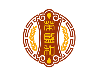 盛銘的榮盛和logo設(shè)計