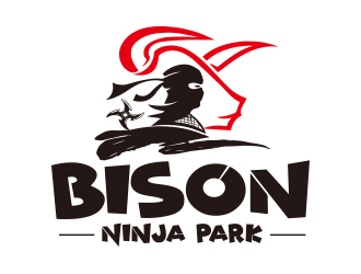 向正軍的Bison Ninja Parklogo設(shè)計(jì)