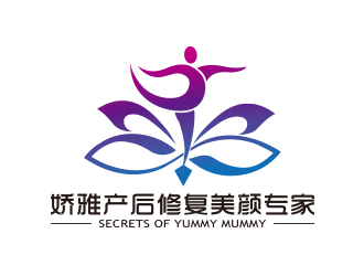 向正軍的嬌雅產(chǎn)后修復美顏專家secrets of yummy mummylogo設計