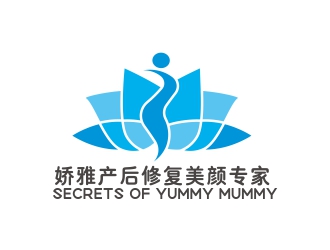 劉小勇的嬌雅產(chǎn)后修復(fù)美顏專家secrets of yummy mummylogo設(shè)計(jì)