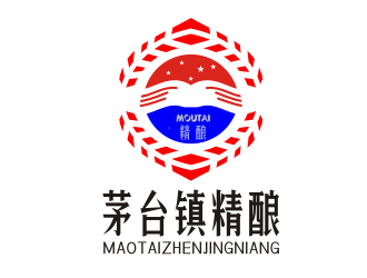 楊占斌的茅臺鎮(zhèn)精釀白酒商標設(shè)計logo設(shè)計