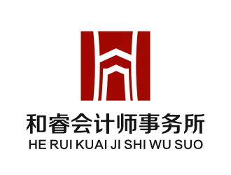 楊占斌的浙江和睿會(huì)計(jì)師事務(wù)所有限公司標(biāo)志logo設(shè)計(jì)