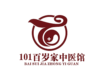 盛銘的101百歲家中醫(yī)館或國醫(yī)館logo設(shè)計