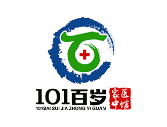 潘樂的101百歲家中醫(yī)館或國醫(yī)館logo設計