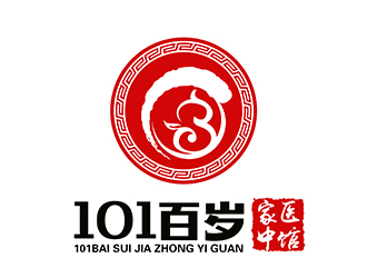 潘樂的101百歲家中醫(yī)館或國醫(yī)館logo設(shè)計