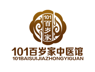 余亮亮的101百歲家中醫(yī)館或國醫(yī)館logo設(shè)計(jì)