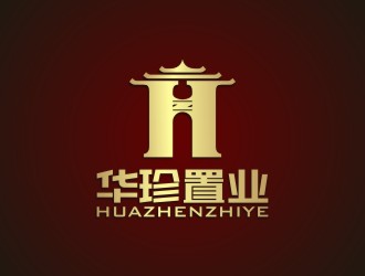 陳國偉的中國紅印章房地產標志logo設計